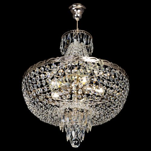 Люстра Диана №5 с подвесом в Новокузнецке Гусь Хрустальный