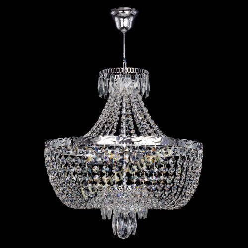 Люстра Диана №5 с подвесом в Новокузнецке Гусь Хрустальный