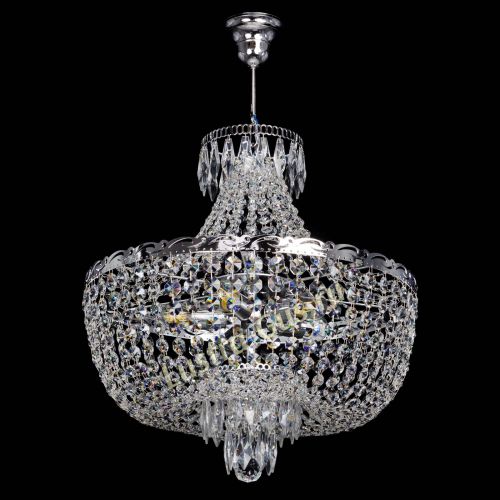 Люстра Диана №5 с подвесом в Новокузнецке Гусь Хрустальный