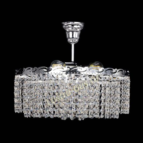 Люстра Диана капель с подвесом в Новокузнецке Гусь Хрустальный