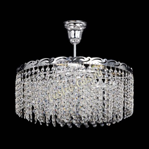 Люстра Диана капель с подвесом в Новокузнецке Гусь Хрустальный