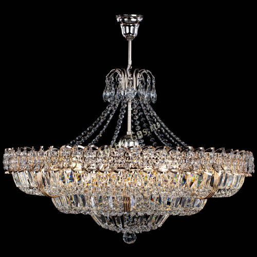 Люстра Двойное кольцо пластинка с подвесом (оптиконы) в Новокузнецке Гусь Хрустальный