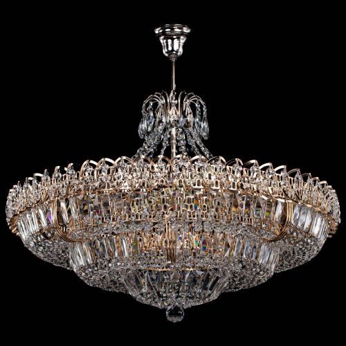 Люстра Двойное кольцо пластинка с подвесом (оптиконы) в Новокузнецке Гусь Хрустальный