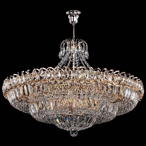 Люстра Двойное кольцо пластинка с подвесом в Новокузнецке Гусь Хрустальный