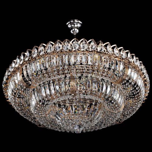 Люстра Двойное кольцо пластинка с подвесом в Новокузнецке Гусь Хрустальный