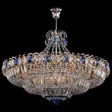 Люстра Двойное кольцо пластинка с подвесом Синяя в Новокузнецке Люстра Двойное кольцо пластинка с подвесом Синяя в Новокузнецке