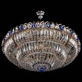 Люстра Двойное кольцо пластинка с подвесом Синяя в Новокузнецке Люстра Двойное кольцо пластинка с подвесом Синяя в Новокузнецке