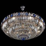 Люстра Двойное кольцо пластинка с подвесом Синяя в Новокузнецке Люстра Двойное кольцо пластинка с подвесом Синяя в Новокузнецке