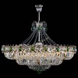 Люстра Двойное кольцо пластинка с подвесом Зеленая в Новокузнецке