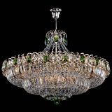 Люстра Двойное кольцо пластинка с подвесом Зеленая в Новокузнецке