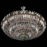 Люстра Двойное кольцо пластинка с подвесом Зеленая в Новокузнецке