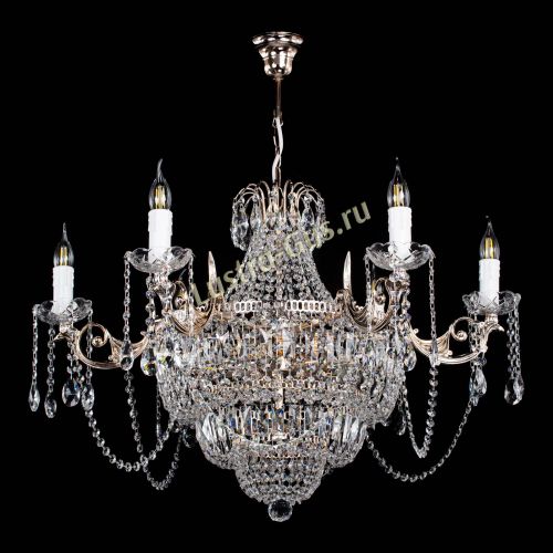 Люстра Элиза удлиненная в Новокузнецке Гусь Хрустальный