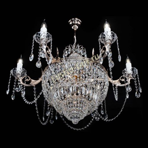 Люстра Элиза удлиненная в Новокузнецке Гусь Хрустальный