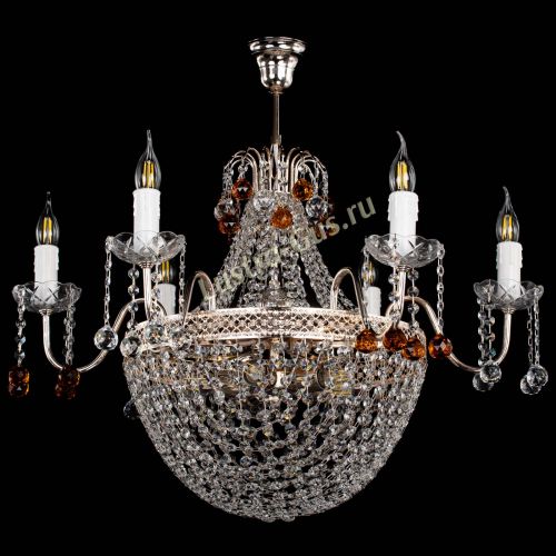 Люстра Елизавета №11 Венеция чайная в Новокузнецке Гусь Хрустальный