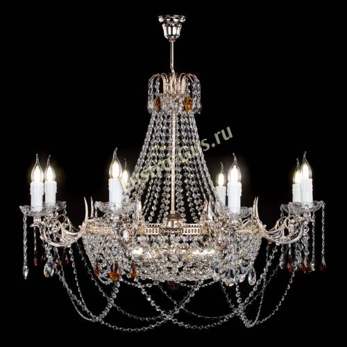 Люстра Елизавета №13 чайная в Новокузнецке Гусь Хрустальный