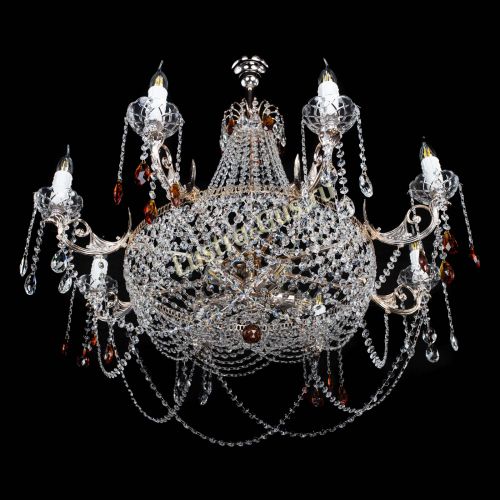 Люстра Елизавета №13 чайная в Новокузнецке Гусь Хрустальный