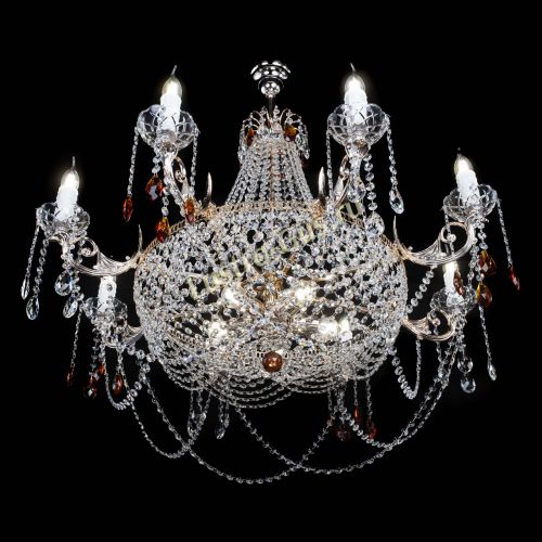 Люстра Елизавета №13 чайная в Новокузнецке Гусь Хрустальный