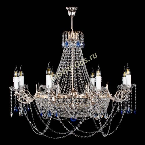 Люстра Елизавета №13 синяя в Новокузнецке Люстра Елизавета №13 синяя в Новокузнецке