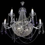 Люстра Елизавета малая №9 фиолетовая в Новокузнецке Люстра Елизавета малая №9 фиолетовая в Новокузнецке