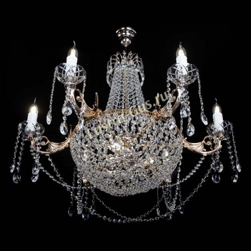 Люстра Елизавета малая №9 в Новокузнецке Гусь Хрустальный