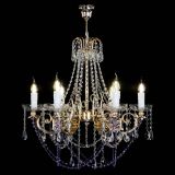 Люстра Елизавета малая Фиолетовая (рожки - металл) в Новокузнецке Люстра Елизавета малая Фиолетовая (рожки - металл) в Новокузнецке