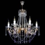 Люстра Елизавета малая Фиолетовая (рожки - металл) в Новокузнецке Люстра Елизавета малая Фиолетовая (рожки - металл) в Новокузнецке