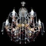 Люстра Елизавета малая Красная (рожки - металл) в Новокузнецке Люстра Елизавета малая Красная (рожки - металл) в Новокузнецке