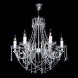 Люстра Елизавета малая в серебре (рожки - металл) в Новокузнецке