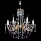 Люстра Елизавета малая Розовая (рожки - металл) в Новокузнецке Люстра Елизавета малая Розовая (рожки - металл) в Новокузнецке