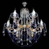 Люстра Елизавета малая Синяя (рожки - металл) в Новокузнецке