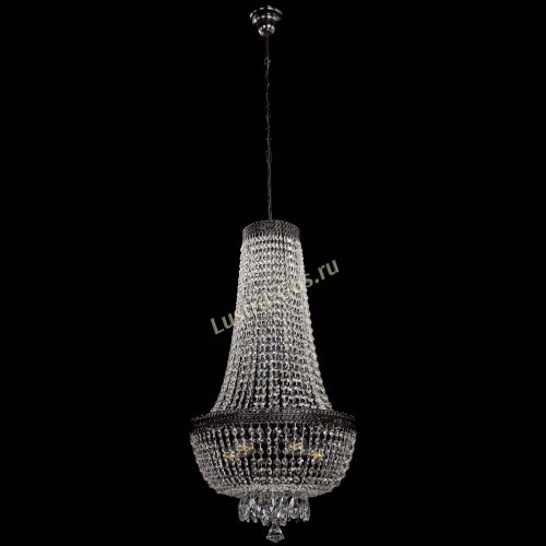 Люстра Флоренция №5 Купол черная удлиненная в Новокузнецке Гусь Хрустальный