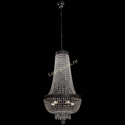 Люстра Флоренция №5 Купол черная удлиненная в Новокузнецке Гусь Хрустальный