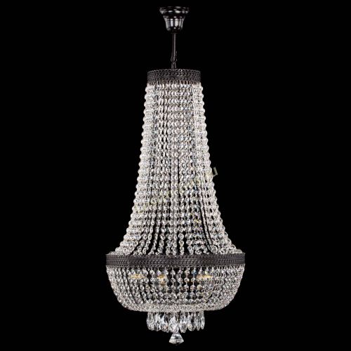 Люстра Флоренция №5 Купол черная в Новокузнецке Гусь Хрустальный