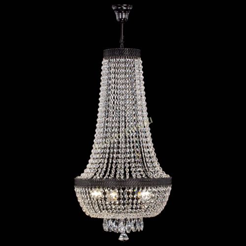 Люстра Флоренция №5 Купол черная в Новокузнецке Гусь Хрустальный