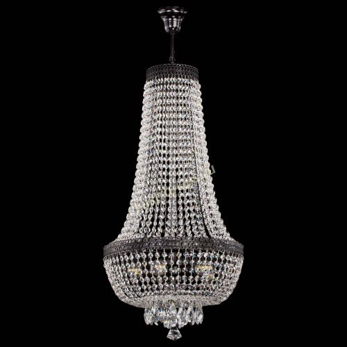 Люстра Флоренция №5 Купол черная в Новокузнецке Гусь Хрустальный