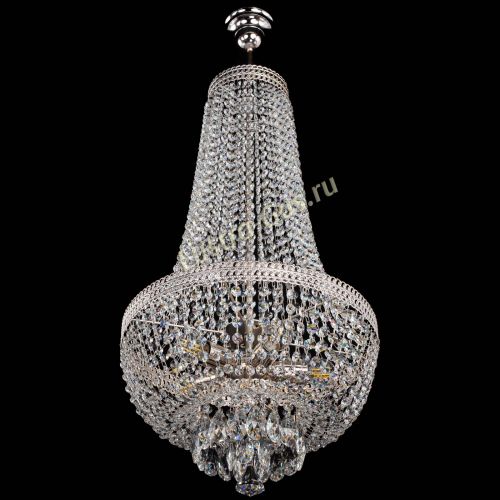 Люстра Флоренция №5 Купол длинный с подвесом в Новокузнецке Гусь Хрустальный