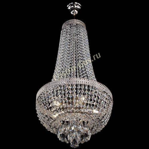 Люстра Флоренция №5 Купол длинный с подвесом в Новокузнецке Гусь Хрустальный