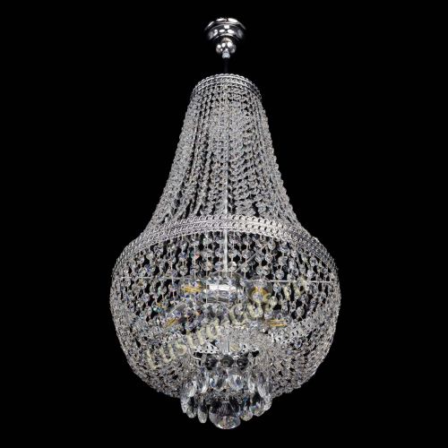 Люстра Флоренция №5 Купол длинный с подвесом в Новокузнецке Гусь Хрустальный