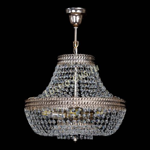 Люстра Флоренция №5 Купол с подвесом в Новокузнецке Гусь Хрустальный