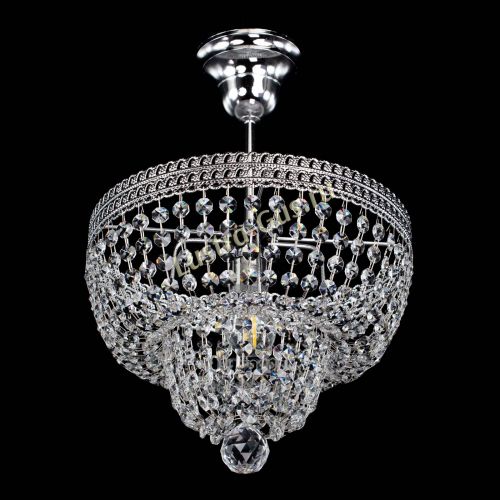 Люстра Каскад Флоренция №1 малая в Новокузнецке Гусь Хрустальный