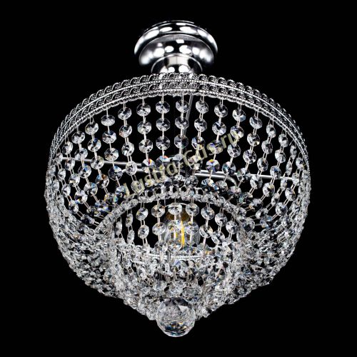 Люстра Каскад Флоренция №1 малая в Новокузнецке Гусь Хрустальный