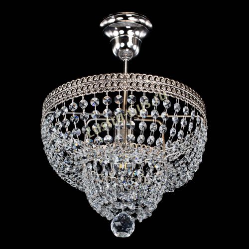 Люстра Каскад Флоренция №1 малая в Новокузнецке Гусь Хрустальный