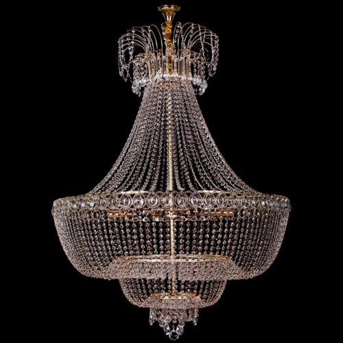 Люстра Капель №2 большая в Новокузнецке Гусь Хрустальный