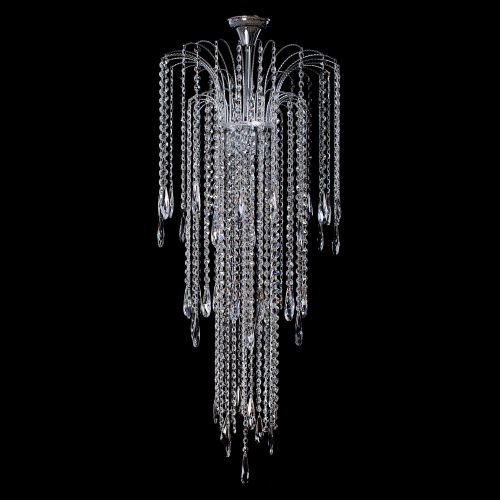 Люстра Каскад №18 с подвесом в Новокузнецке Гусь Хрустальный