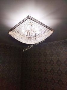 Люстра Квадрат №28 - 600 мм в Новокузнецке отзыв и фото покупателя