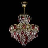 Люстра Грация с подвесом под бронзу Красная в Новокузнецке