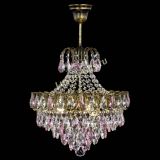 Люстра Грация с подвесом под бронзу Розовая в Новокузнецке Люстра Грация с подвесом под бронзу Розовая в Новокузнецке