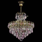 Люстра Грация с подвесом под бронзу Розовая в Новокузнецке Люстра Грация с подвесом под бронзу Розовая в Новокузнецке