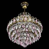 Люстра Грация с подвесом под бронзу Розовая в Новокузнецке Люстра Грация с подвесом под бронзу Розовая в Новокузнецке