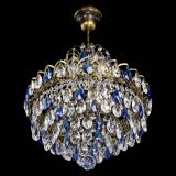 Люстра Грация с подвесом под бронзу Синяя в Новокузнецке Люстра Грация с подвесом под бронзу Синяя в Новокузнецке